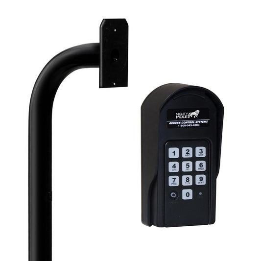 Keypad and Goose Neck Mounting Post (FM137-PED) | Mighty Mule Automatic Gate Openers