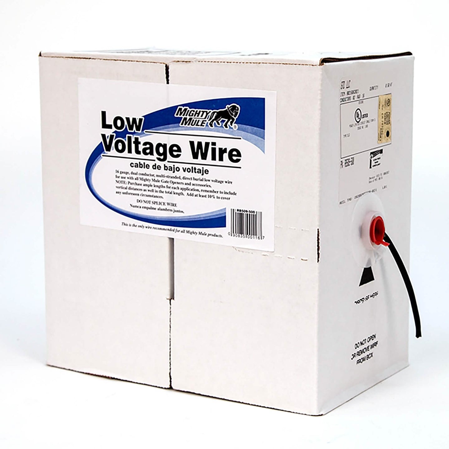 Mighty Mule RB509 Low Voltage Wire - 100ft, 16 Gauge Dual Conductor