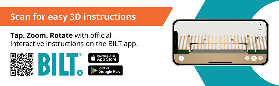 QR Code of BILT 3D Instructions App
