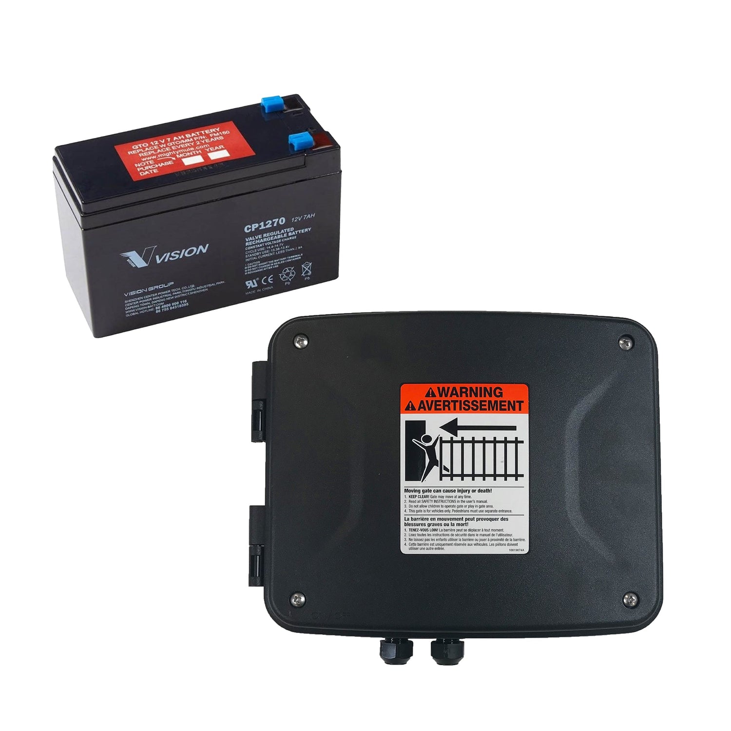 AGO Battery and Enclosure Accessory (MMB200) | Mighty Mule Automatic Gate Openers