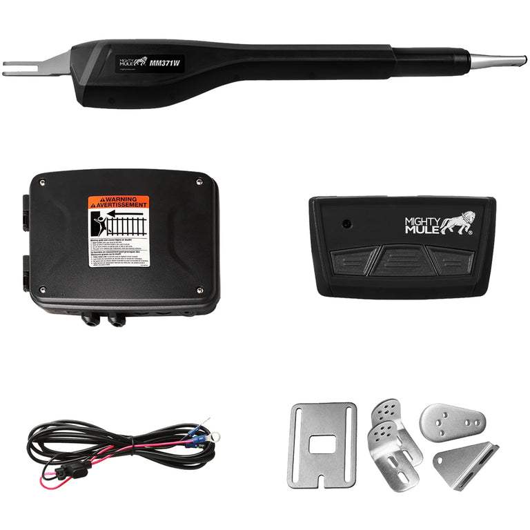 Mighty Mule MM371W Automatic Gate Opener Easy DIY Installation