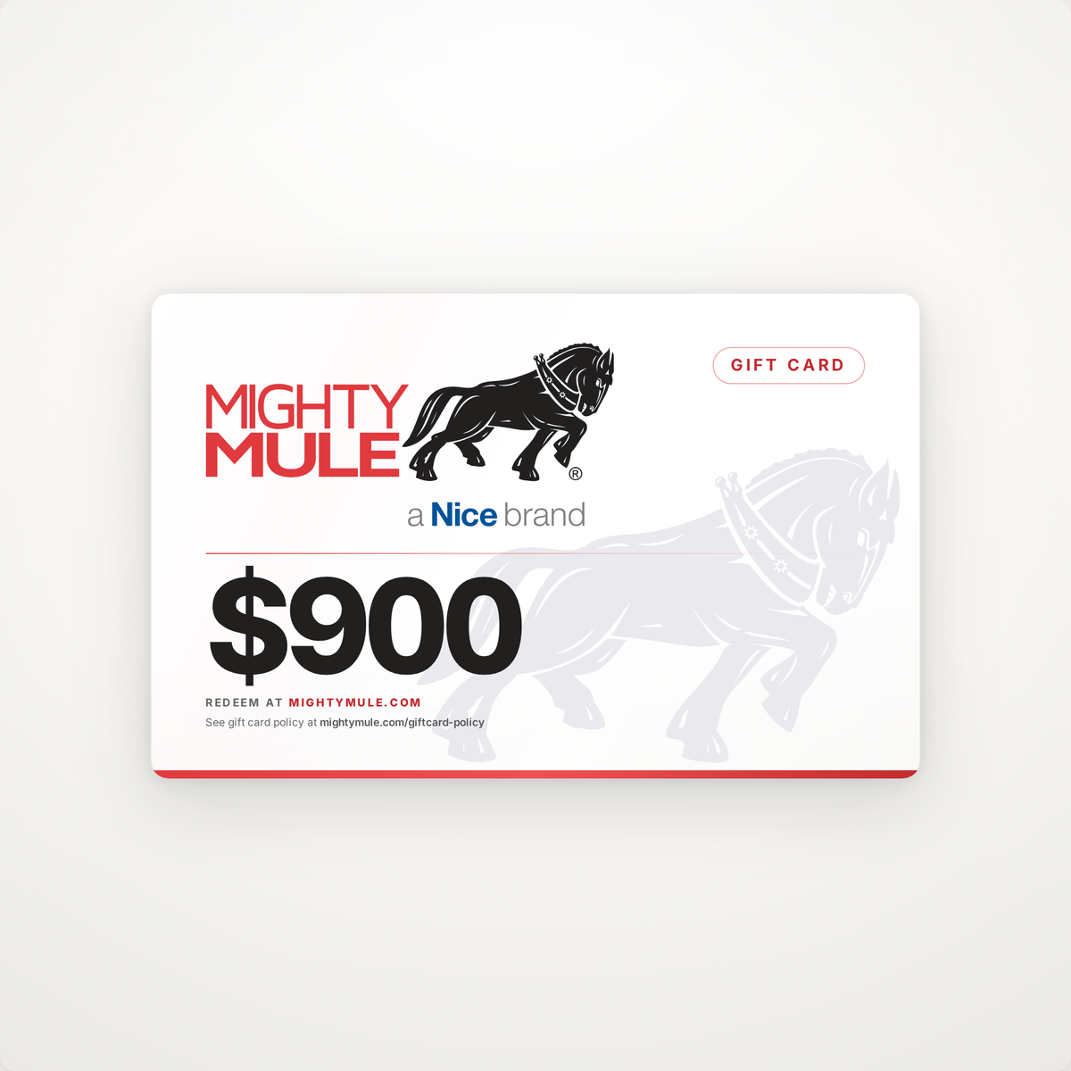 Mighty Mule Gift Card