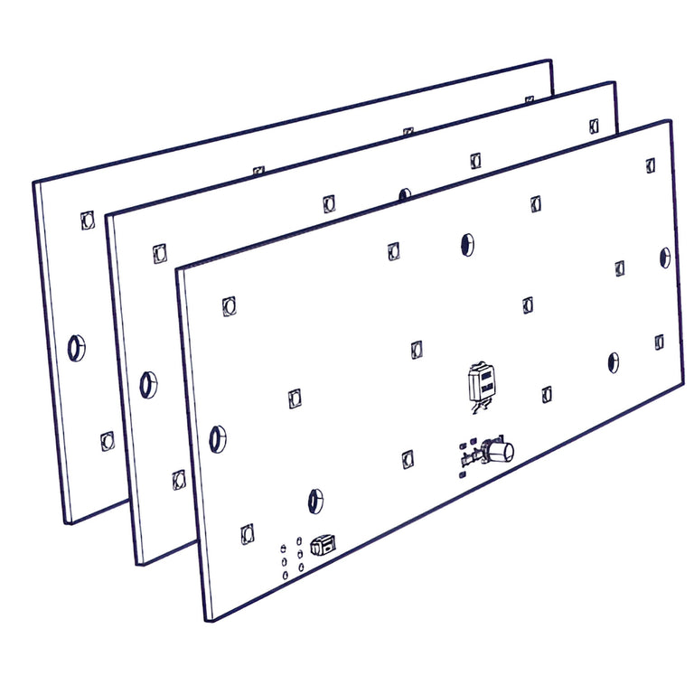 Triple Led Panel w/Harness for the MM9545M (RP9005) | Mighty Mule Automatic Gate Openers