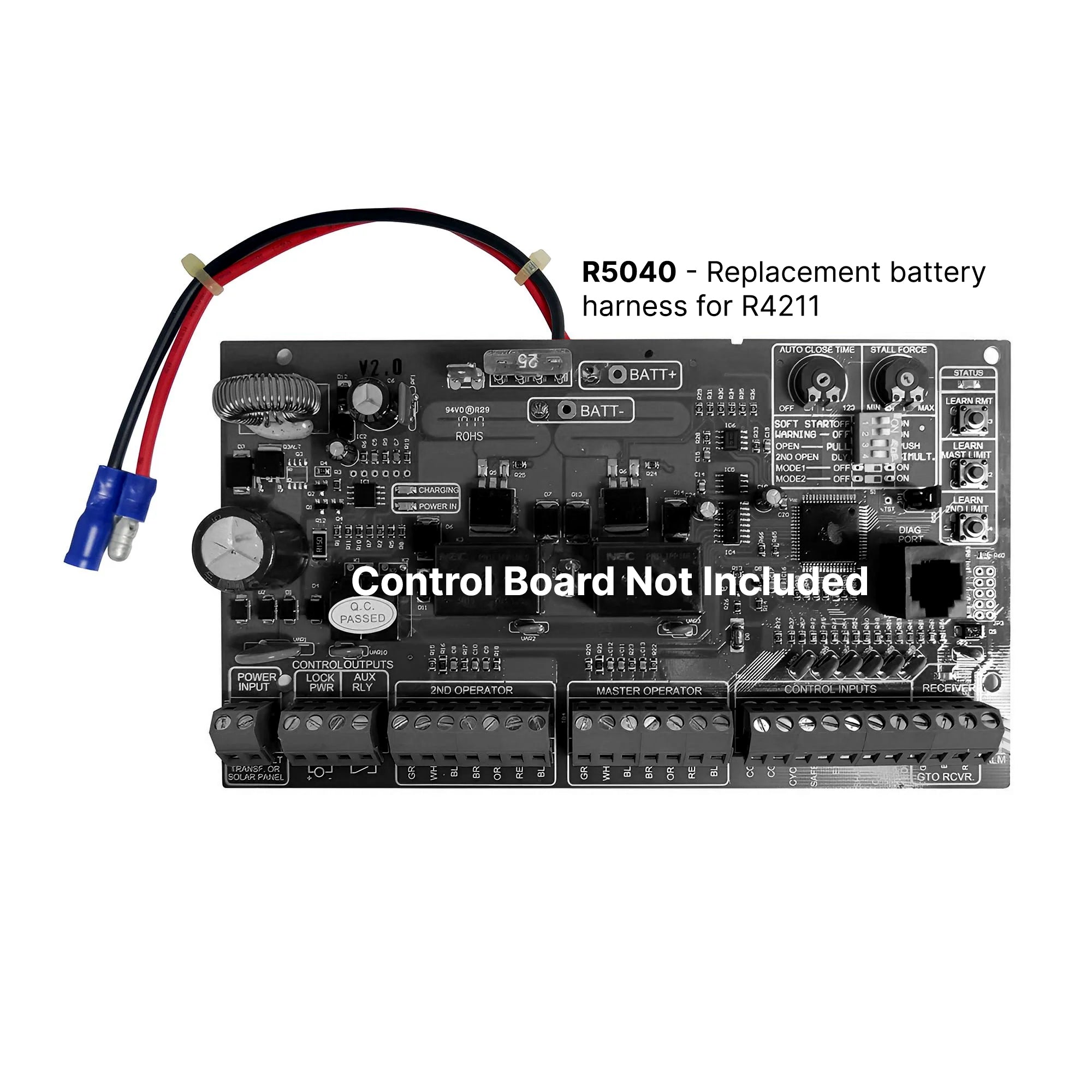 XLS Battery Harness (R5040) | Mighty Mule Automatic Gate Openers